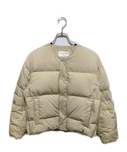 MACPHEE（マカフィー）MACPHEE (マカフィー) ダウンジャケット ベージュ サイズ:36の古着・服飾アイテム