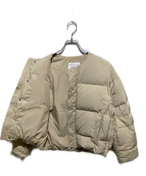 MACPHEE（マカフィー）MACPHEE (マカフィー) ダウンジャケット ベージュ サイズ:36の古着・服飾アイテム