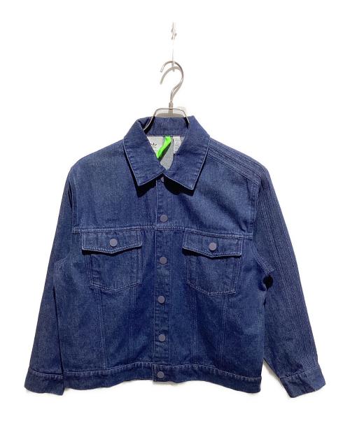 adidas Originals（アディダスオリジナル）adidas Originals (アディダスオリジナル) KSENIA SCHNAIDER (クセニア シュナイダー) デニムジャケット インディゴ サイズ:Mの古着・服飾アイテム