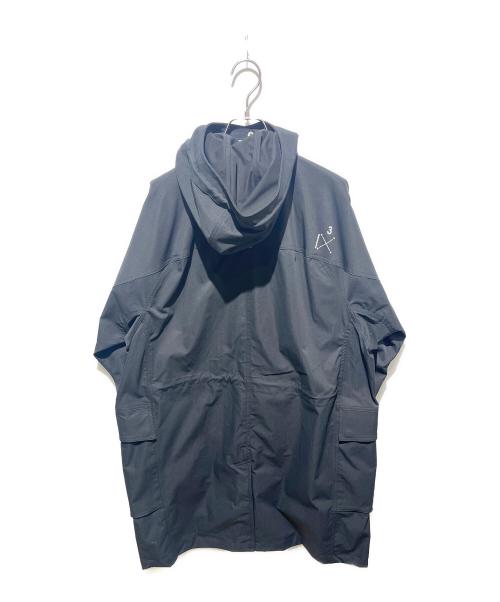 adidas（アディダス）adidas (アディダス) ロゴプリントモッズコート ブラック サイズ:Mの古着・服飾アイテム