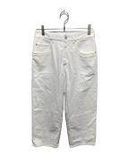 BRUNELLO CUCINELLIブルネロクチネリ）の古着「Contemporary Square ジーンズ」｜ホワイト