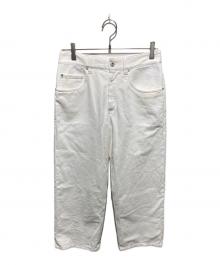 BRUNELLO CUCINELLI（ブルネロクチネリ）の古着「Contemporary Square ジーンズ」｜ホワイト