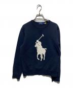 POLO RALPH LAURENポロ・ラルフローレン）の古着「ビッグポニースウェット」｜ネイビー