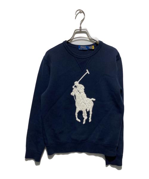 POLO RALPH LAUREN（ポロ・ラルフローレン）POLO RALPH LAUREN (ポロ・ラルフローレン) ビッグポニースウェット ネイビー サイズ:XSの古着・服飾アイテム
