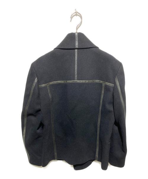 PAUL SMITH（ポールスミス）Paul Smith (ポールスミス) スタンドカラーコート/Pコート ブラック サイズ:Mの古着・服飾アイテム