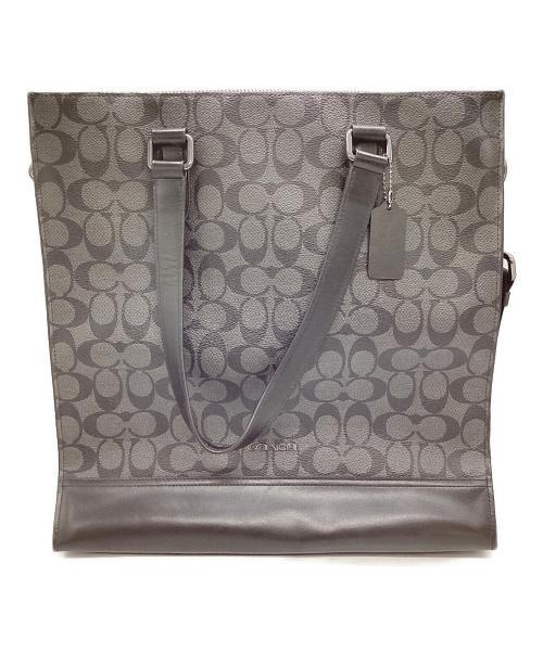 COACH（コーチ）COACH (コーチ) シグネチャーグラハムストラクチャードトート ブラックの古着・服飾アイテム