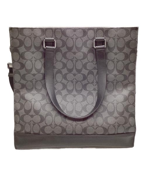 COACH（コーチ）COACH (コーチ) シグネチャーグラハムストラクチャードトート ブラックの古着・服飾アイテム