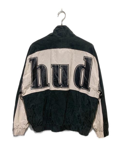 RHUDE（ルード）RHUDE (ルード) バッグロゴジャケット ブラック×ベージュ サイズ:Sの古着・服飾アイテム