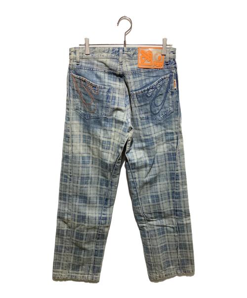 PDF（ピーディーエフ）PDF (ピーディーエフ) デニムパンツ/TOWERS DENIM BLUE BLEACH インディゴ サイズ:28の古着・服飾アイテム