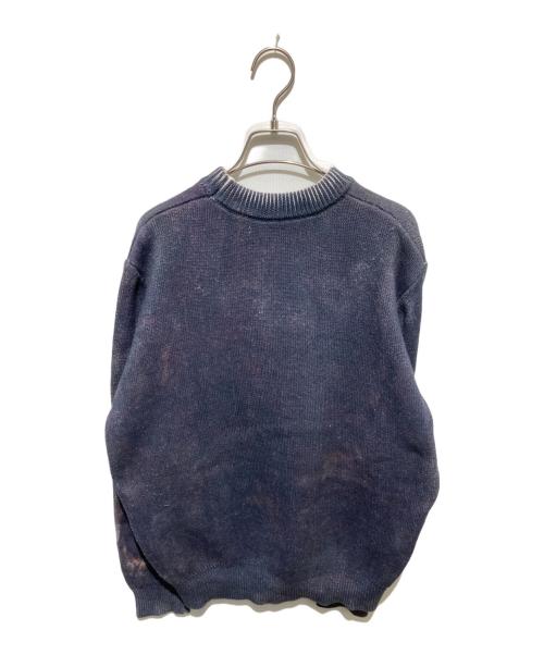 M+RC NOIR（マルシェノア）M+RC NOIR (マルシェノア) グラフィックニット ブラック サイズ:Mの古着・服飾アイテム