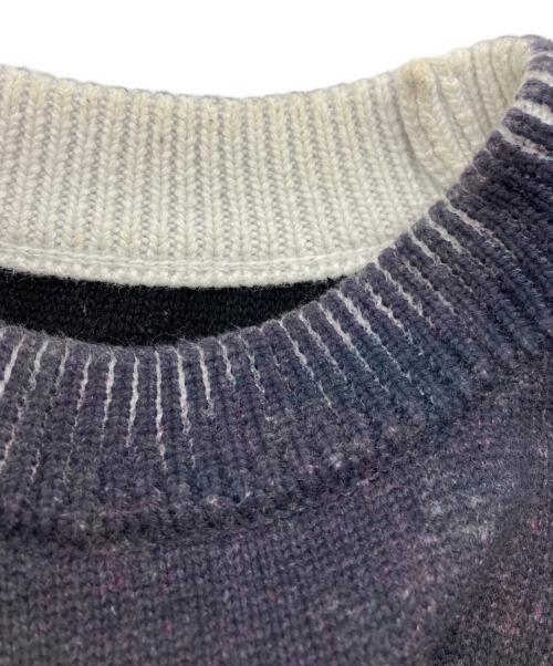 M+RC NOIR（マルシェノア）M+RC NOIR (マルシェノア) グラフィックニット ブラック サイズ:Mの古着・服飾アイテム