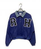 RHUDEルード）の古着「21ss 襟デニムラガーシャツ」｜ネイビー