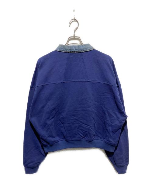 RHUDE（ルード）RHUDE (ルード) 21ss 襟デニムラガーシャツ ネイビー サイズ:Sの古着・服飾アイテム