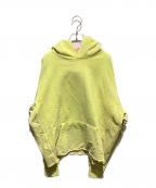 NOTSONORMALノットソーノーマル）の古着「LASTNIGHTS HOODIE」｜イエロー