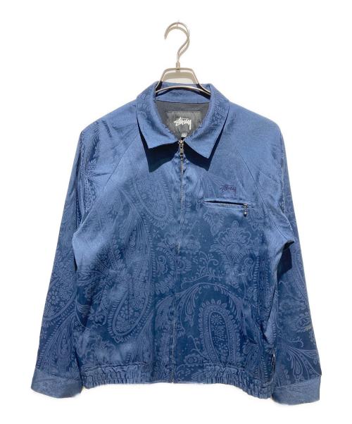 stussy（ステューシー）stussy (ステューシー) ペイズリーブライアンジャケット ネイビー サイズ:Sの古着・服飾アイテム