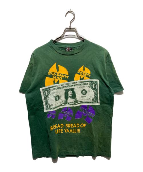 SAINT MICHAEL（セントマイケル）SAINT MICHAEL (セントマイケル) SW SS TEE SAINT CLAN グリーン サイズ:Lの古着・服飾アイテム