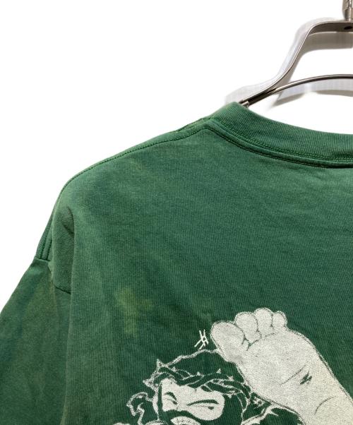 SAINT MICHAEL（セントマイケル）SAINT MICHAEL (セントマイケル) SW SS TEE SAINT CLAN グリーン サイズ:Lの古着・服飾アイテム