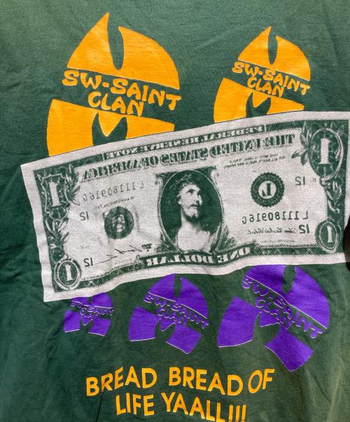 SAINT MICHAEL（セントマイケル）SAINT MICHAEL (セントマイケル) SW SS TEE SAINT CLAN グリーン サイズ:Lの古着・服飾アイテム
