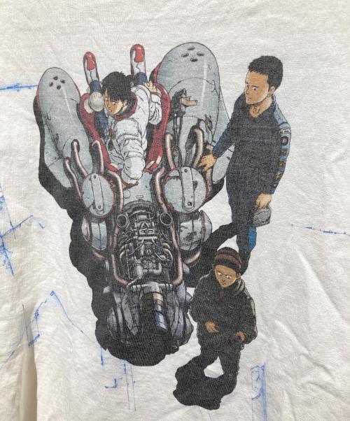 SAINT MICHAEL（セントマイケル）SAINT MICHAEL (セントマイケル) FD-SS TEE / BIKE ホワイト サイズ:XLの古着・服飾アイテム