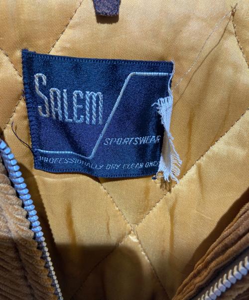 SALEM SPORTSWEAR（サレム スポーツウェア）SALEM SPORTSWEAR (サレム スポーツウェア) コーデュロイジャケット ブラウン サイズ:不明の古着・服飾アイテム
