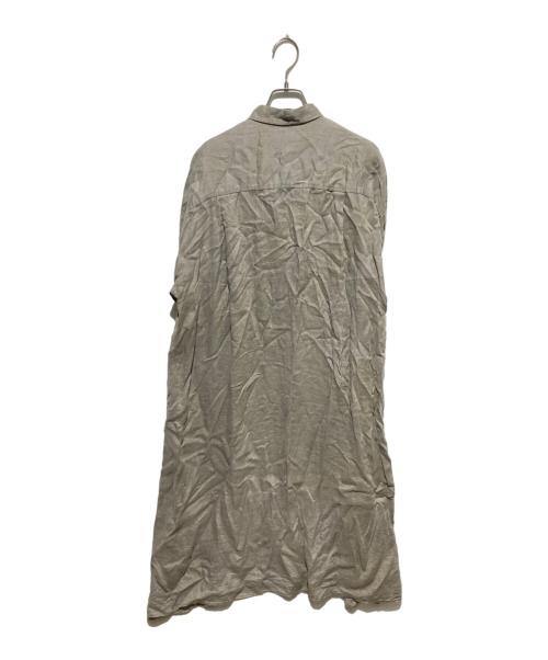 NOLLEY'S（ノーリーズ）NOLLEY'S (ノーリーズ) リネンシャツワンピース グレー サイズ:1の古着・服飾アイテム