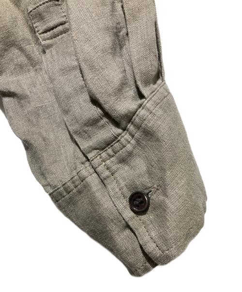 NOLLEY'S（ノーリーズ）NOLLEY'S (ノーリーズ) リネンシャツワンピース グレー サイズ:1の古着・服飾アイテム