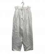 TOWAVASEトワヴァーズ）の古着「Jardinier pants」｜ホワイト