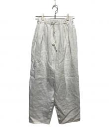 TOWAVASE（トワヴァーズ）の古着「Jardinier pants」｜ホワイト