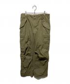 ORDINARY FITS SURPLUSオーディナリーフィッツ サープラス）の古着「M47 Type Cargo Pants」｜グリーン