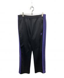 Needles（ニードルズ）の古着「NARROW TRACK PANT トラックパンツ」｜ブラック×パープル