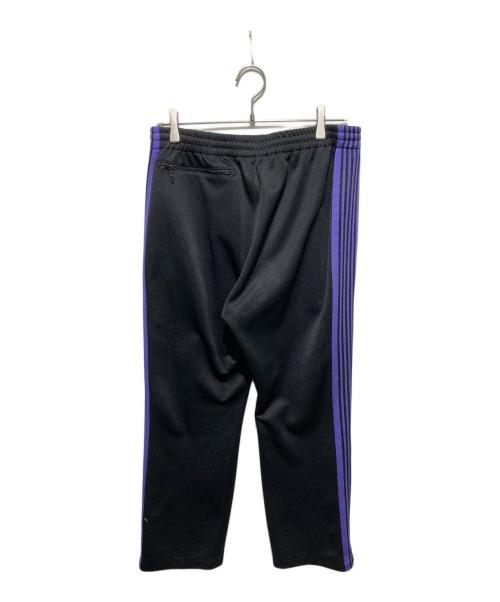 Needles（ニードルズ）Needles (ニードルズ) NARROW TRACK PANT トラックパンツ ブラック×パープル サイズ:Mの古着・服飾アイテム