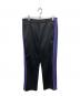 Needles（ニードルズ）の古着「NARROW TRACK PANT トラックパンツ」｜ブラック×パープル