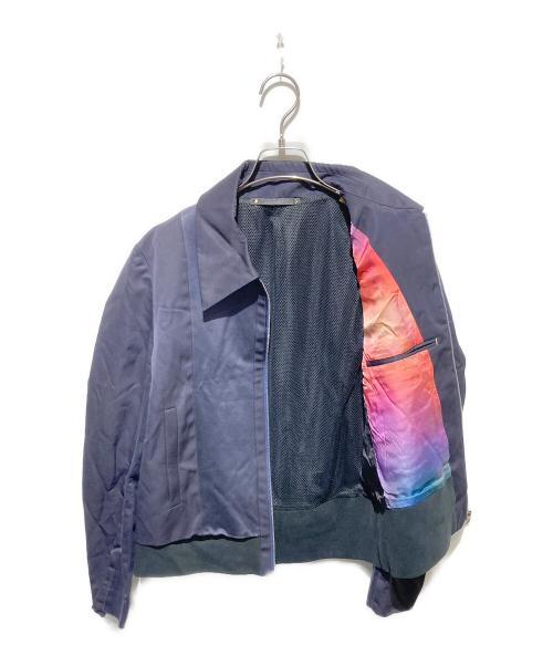 PAUL SMITH（ポールスミス）Paul Smith (ポールスミス) COMBINATION SHORT BLOUSON ネイビー サイズ:Lの古着・服飾アイテム