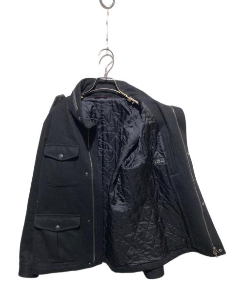 PS Paul Smith（ＰＳポールスミス）PS Paul Smith (ＰＳポールスミス) M-65 カシミヤ混 ミリタリージャケット ブラック サイズ:Lの古着・服飾アイテム