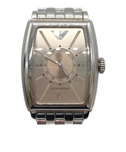 EMPORIO ARMANI（エンポリオ アルマーニ）EMPORIO ARMANI (エンポリオアルマーニ) アナログウォッチ グレーの古着・服飾アイテム