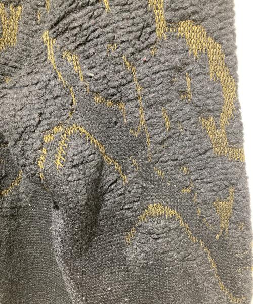 Mr.JUNKO（ミスタージュンコ）Mr.JUNKO (ミスタージュンコ) 総柄ニット ブラック サイズ:FREEの古着・服飾アイテム