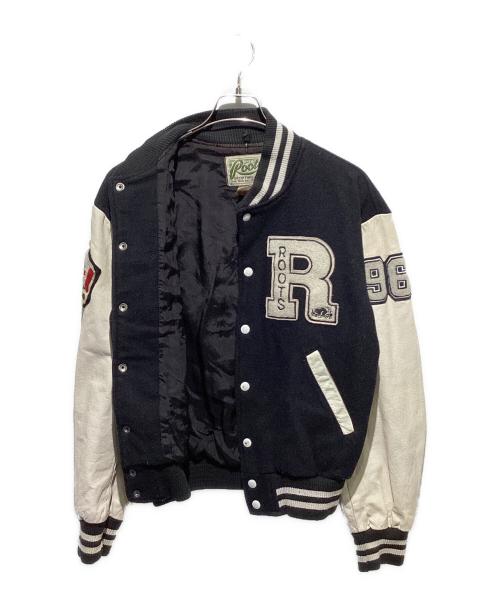 Roots（ルーツ）Roots (ルーツ) ワッペンスタジャン ブラック サイズ:Mの古着・服飾アイテム