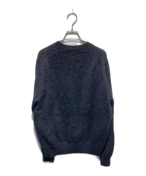 BATONER（バトナ―）BATONER (バトナ―) 22AW ピュアモヘアクルーネックニット ブラック サイズ:1の古着・服飾アイテム