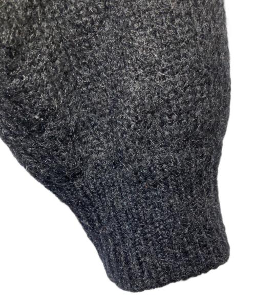 BATONER（バトナ―）BATONER (バトナ―) 22AW ピュアモヘアクルーネックニット ブラック サイズ:1の古着・服飾アイテム