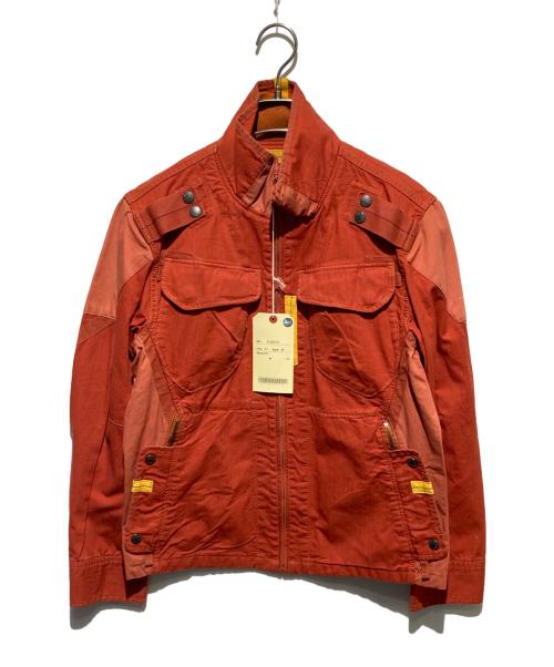 AVIREX（アヴィレックス）AVIREX (アヴィレックス) ジップミリタリーブルゾン オレンジ サイズ:M 未使用品の古着・服飾アイテム