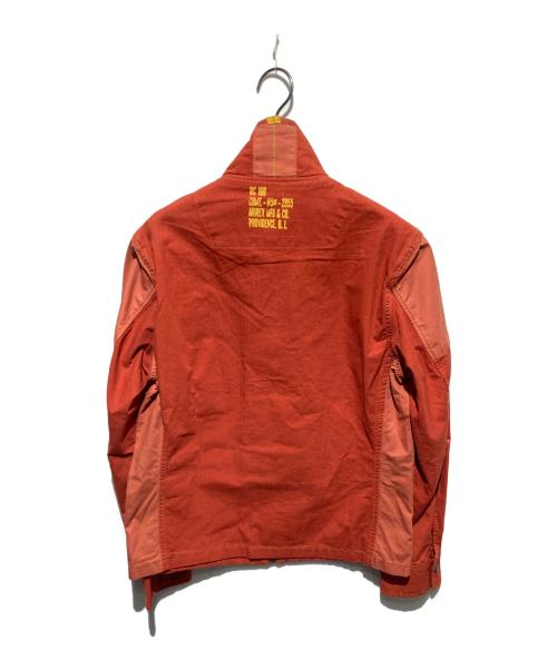 AVIREX（アヴィレックス）AVIREX (アヴィレックス) ジップミリタリーブルゾン オレンジ サイズ:M 未使用品の古着・服飾アイテム