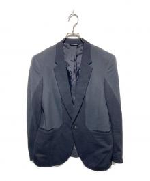 PAUL SMITH（ポールスミス）の古着「メインライン Deep Sea深海 ウール1Bテーラード」｜ブラック