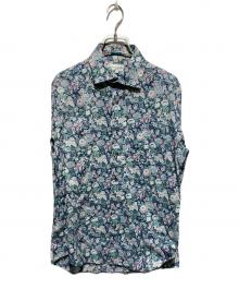 PAUL SMITH（ポールスミス）の古着「ボタニカル花柄シャツ」｜ブルー