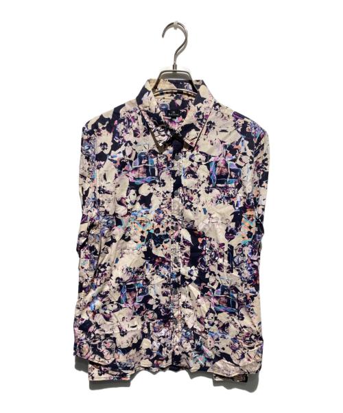 PS Paul Smith（ＰＳポールスミス）PS Paul Smith (ＰＳポールスミス) 総柄シャツ ピンク サイズ:Lの古着・服飾アイテム
