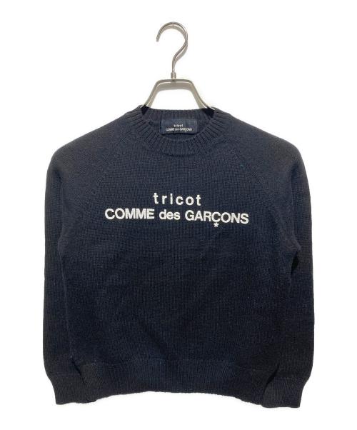 tricot COMME des GARCONS（トリココムデギャルソン）tricot COMME des GARCONS (トリココムデギャルソン) AD1999 アーカイブロゴニット ブラック サイズ:-の古着・服飾アイテム