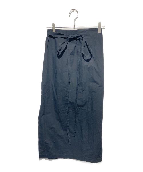 JUNYA WATANABE COMME des GARCONS（(ジュンヤワタナベ コムデギャルソン）JUNYA WATANABE COMME des GARCONS ((ジュンヤワタナベ コムデギャルソン) AD1997 エンブロイダリーレースラップスカート ブラック サイズ:不明の古着・服飾アイテム