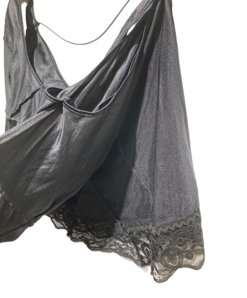 Martin Margiela 0（マルタン・マルジェラ ゼロ）Martin Margiela 0 (マルタン・マルジェラ ゼロ) 03ss アーティザナル ワンピース再構築バッグ ブラックの古着・服飾アイテム