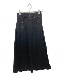 Jean Paul Gaultier FEMME（ジャンポールゴルチエ フェム）の古着「アーカイブ マリンスカート」｜ブラック