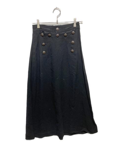 Jean Paul Gaultier FEMME（ジャンポールゴルチエ フェム）Jean Paul Gaultier FEMME (ジャンポールゴルチエ フェム) アーカイブ マリンスカート ブラック サイズ:40の古着・服飾アイテム