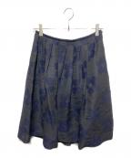 J&M DAVIDSONジェイ＆エム デヴィッドソン）の古着「花柄ボリュームスカート」｜ブラック